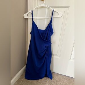 Royal blue dress